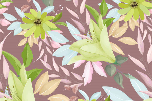 春日清新花卉面料印花，打造自然风格服装印花设计