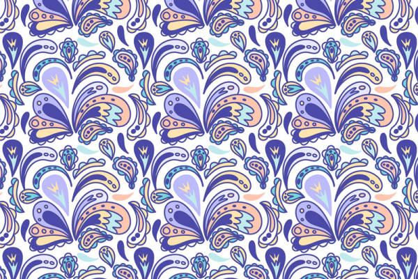 梦幻蝴蝶图案面料印花，打造独特服装印花风格