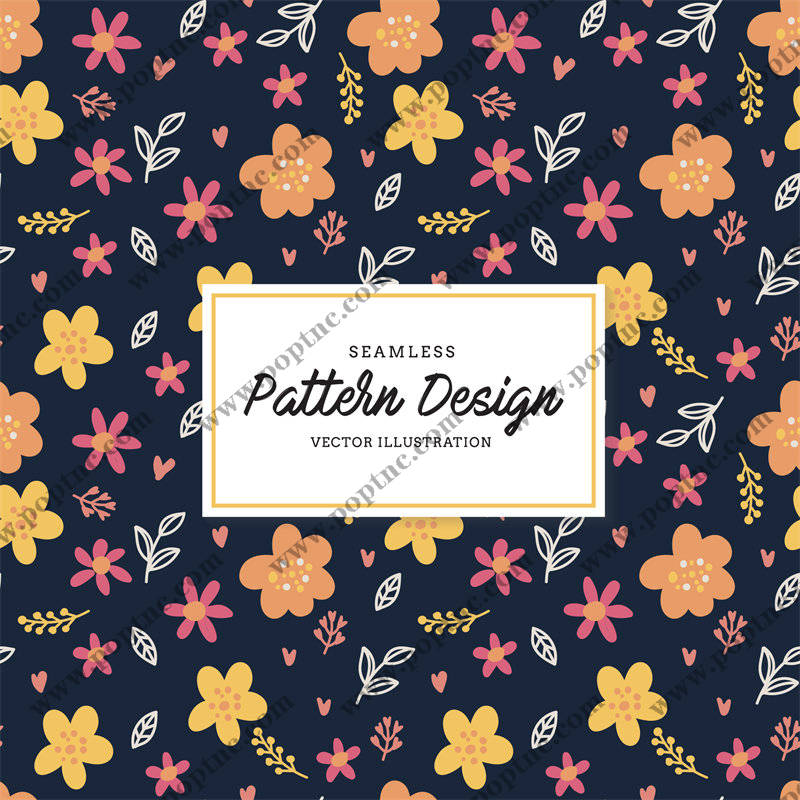 春日花卉图案服装印花:时尚与自然的完美结合