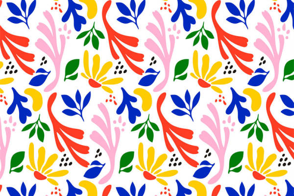 多彩花卉图案面料印花,点亮你的服装印花设计