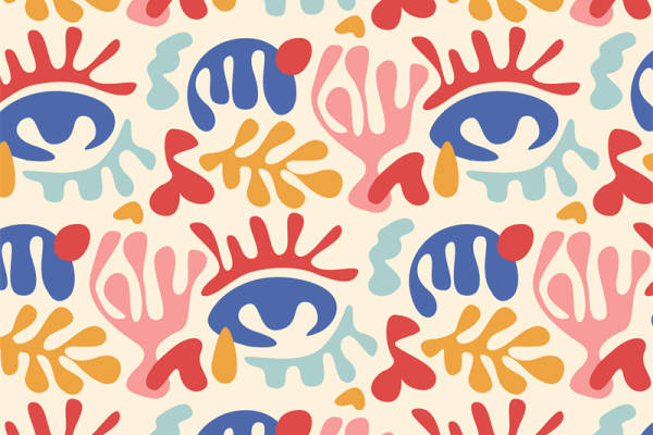 探索多彩抽象图案的面料印花，点亮你的服装印花设计