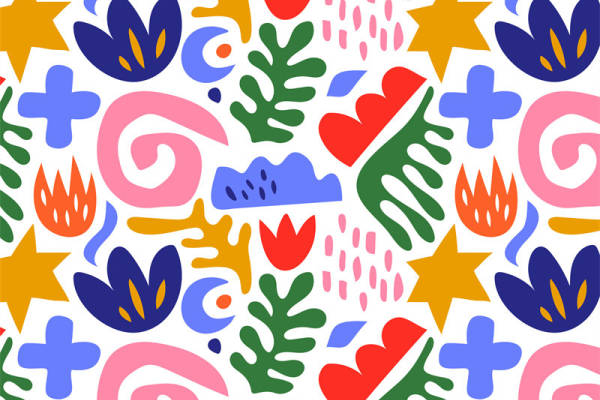 多彩抽象图案服装印花面料，打造时尚活力风格