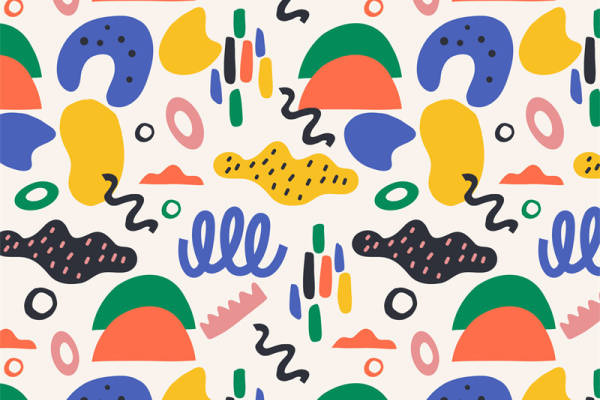 探索抽象艺术的面料印花：多彩服装印花设计