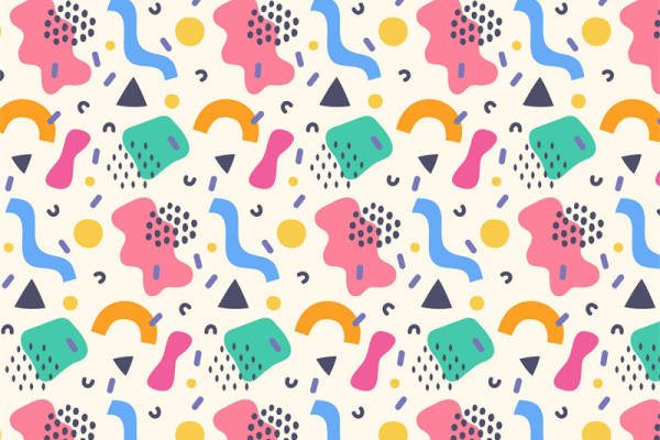 探索抽象艺术之美：多彩几何图案服装印花面料