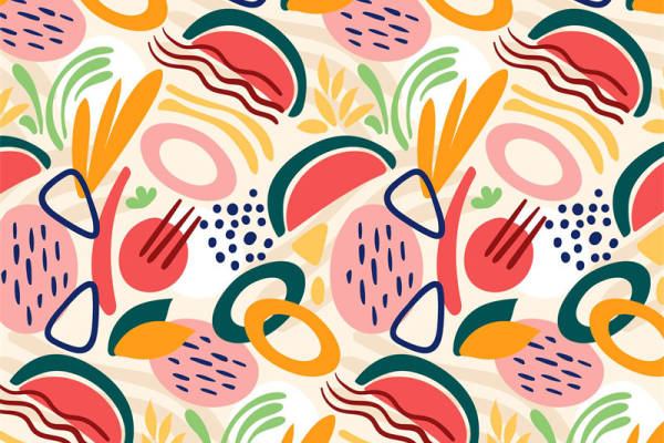 探索自然之美：多彩水果图案服装印花面料