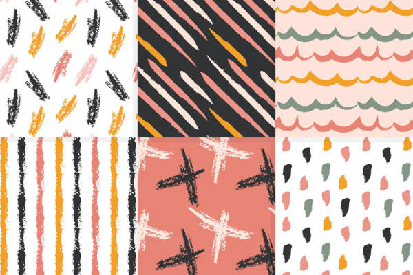 探索时尚新趋势：多色抽象图案服装印花面料