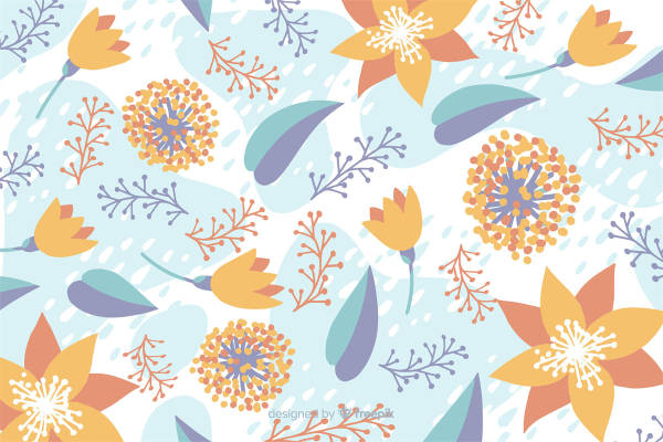 春日花卉图案面料印花，点亮你的时尚服装印花设计