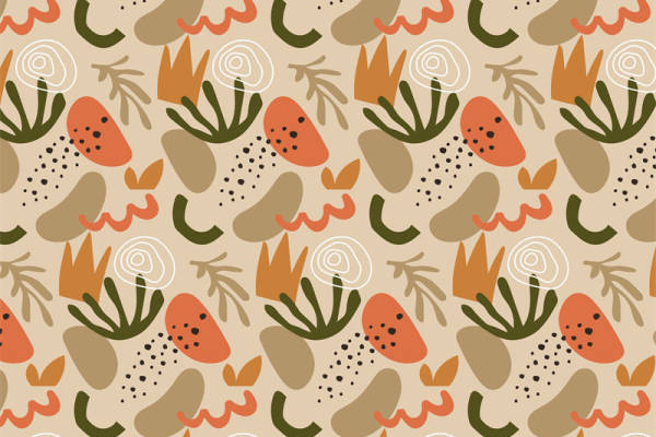 自然风格服装印花：秋季灵感的面料印花设计