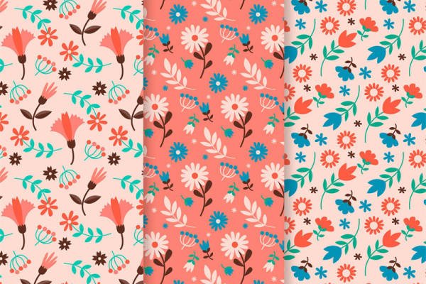 春日花卉面料印花：活力四射的服装印花设计