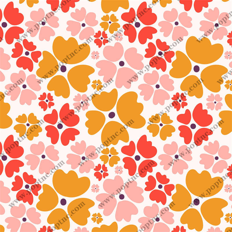 春日暖阳下的花卉面料印花服装,展现自然之美