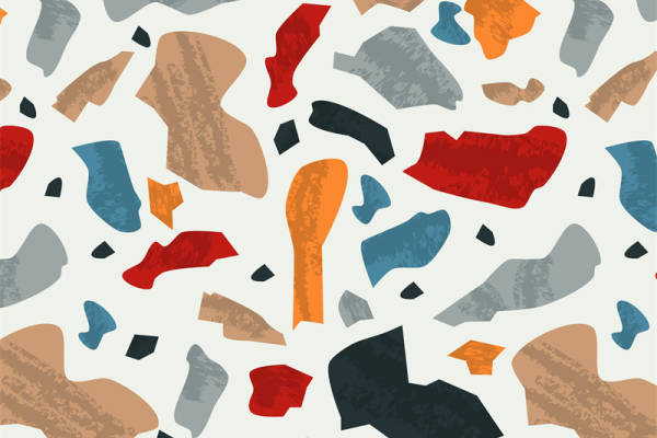 抽象艺术风格面料印花，打造独特服装印花设计