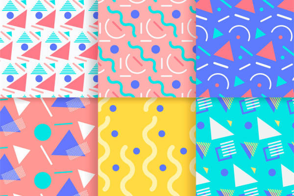 探索多彩几何图案面料印花,打造独特服装印花设计