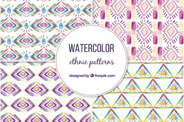 探索多彩水彩民族风面料印花，打造独特服装印花设计