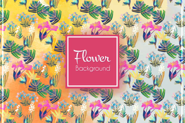 春日花卉图案服装印花面料设计，展现自然之美