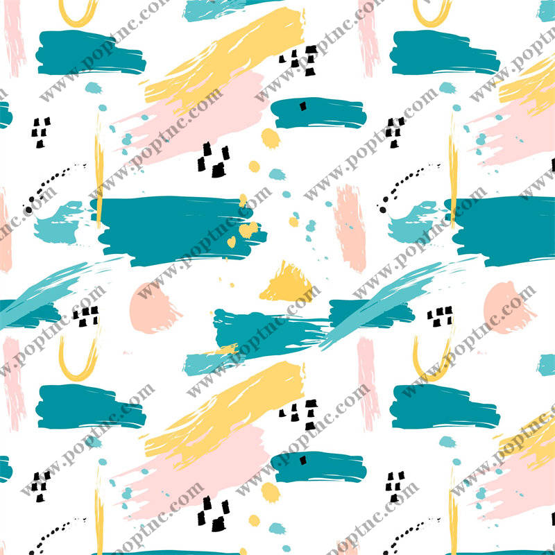 抽象艺术风格面料印花,为现代服装增添活力