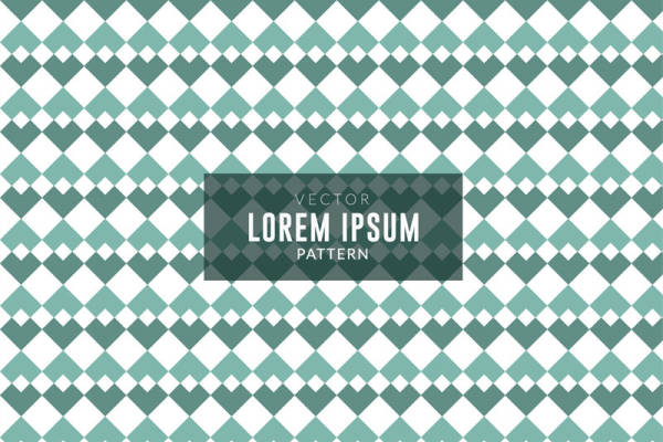 经典绿白菱形格纹面料印花,打造优雅服装印花设计