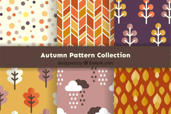 秋季灵感服装印花：温暖色调与自然元素的完美融合