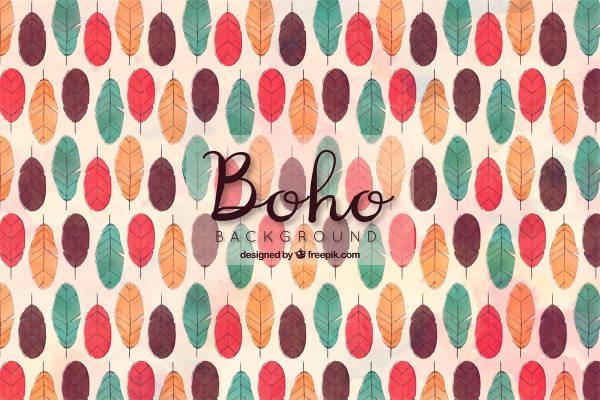 多彩羽毛图案服装印花:打造波西米亚风格时尚