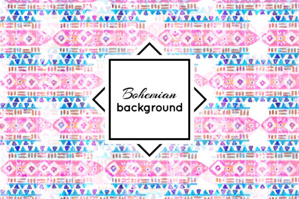 独特波西米亚风格面料印花，打造个性服装印花设计