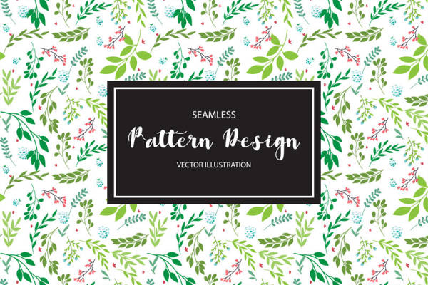 自然清新风格服装印花面料设计，展现春日生机