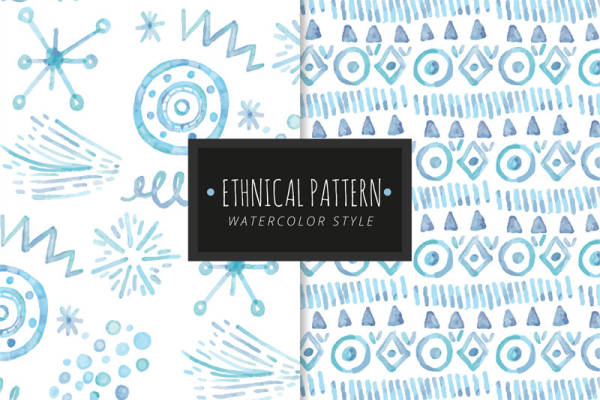 探索民族风水彩风格面料印花，打造独特服装印花设计