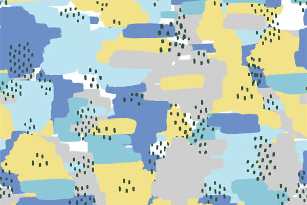 抽象几何图案服装印花面料设计