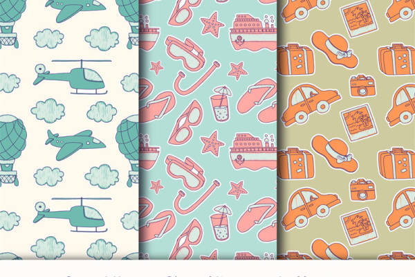 手绘旅行主题面料印花：打造独特服装印花设计