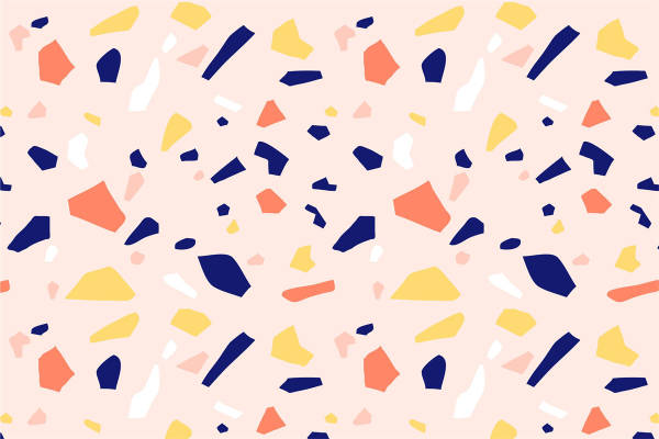 抽象几何图案面料印花，为服装增添现代艺术感