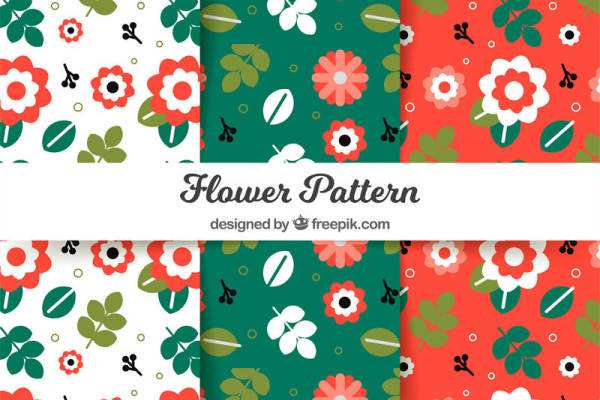 春日花卉图案服装印花:清新自然风格面料印花