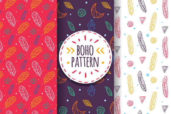 探索自然之美：波西米亚风格面料印花服装印花设计