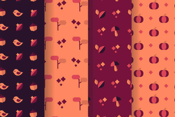 秋季服装印花面料设计：温暖色彩与自然元素的完美结合