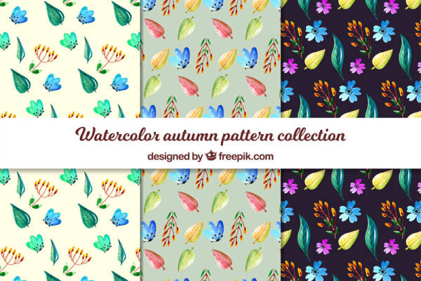 探索秋季水彩风格面料印花，为服装增添自然之美