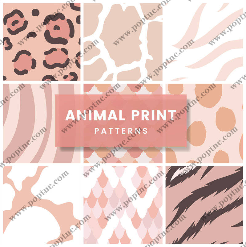 探索自然之美:多款动物纹理服装印花面料设计