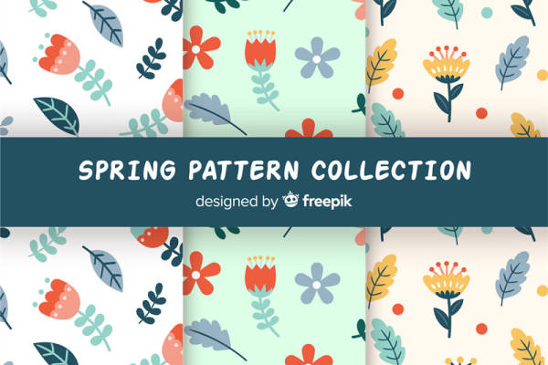 春季花卉图案服装印花面料设计集锦