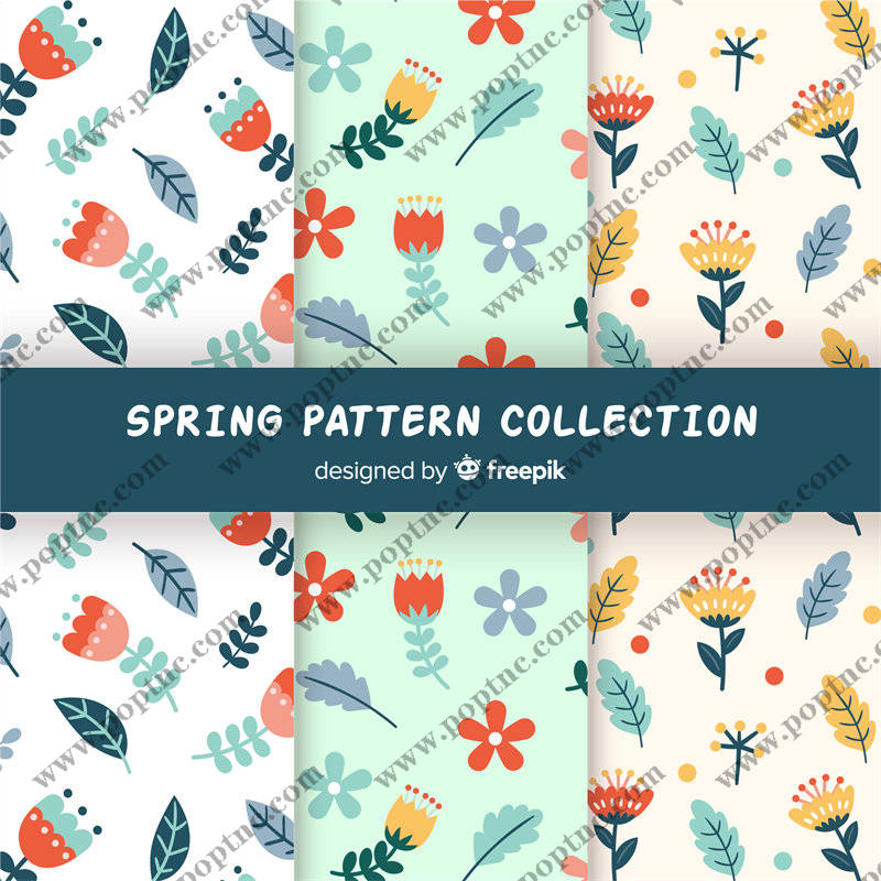 春季花卉图案服装印花面料设计集锦