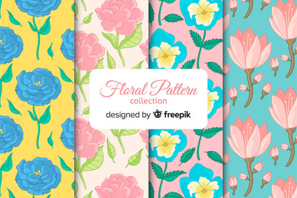 春日清新花卉面料印花 打造时尚服装印花设计