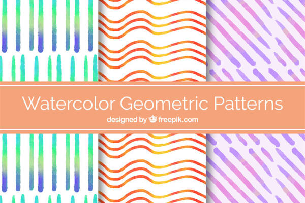 探索多彩水彩几何图案服装印花面料的艺术魅力