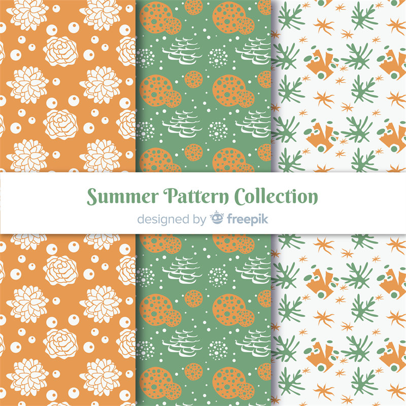 夏日清新风格面料印花,点亮你的服装印花设计