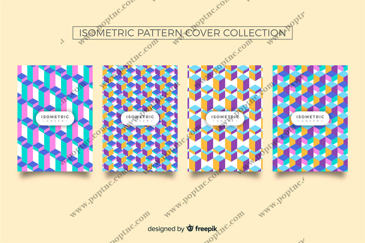 探索几何魅力:多色立体图案服装印花面料系列