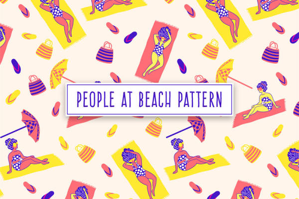 夏日海滩风情：活力四射的面料印花服装