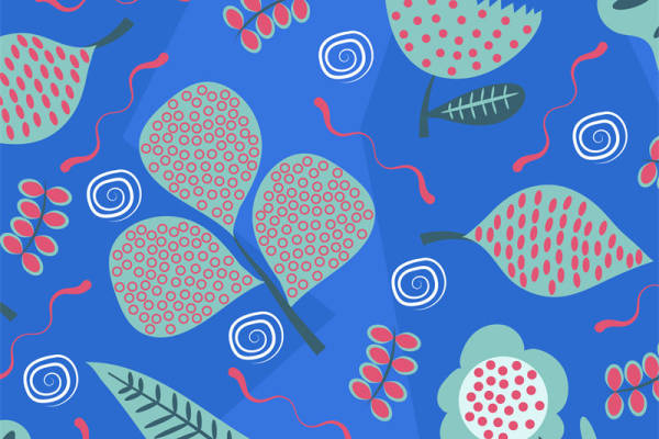 清新自然风面料印花设计，为服装增添活力