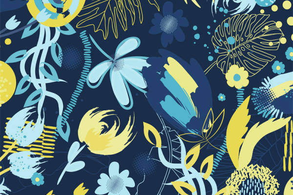 春日花卉图案服装印花：优雅与活力的完美结合