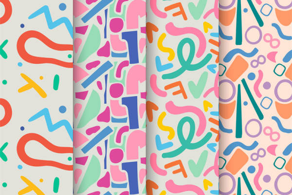 探索多彩抽象图案面料印花，为服装增添活力