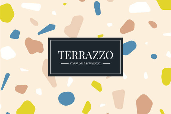 多彩水磨石风格面料印花,打造时尚服装印花新潮流