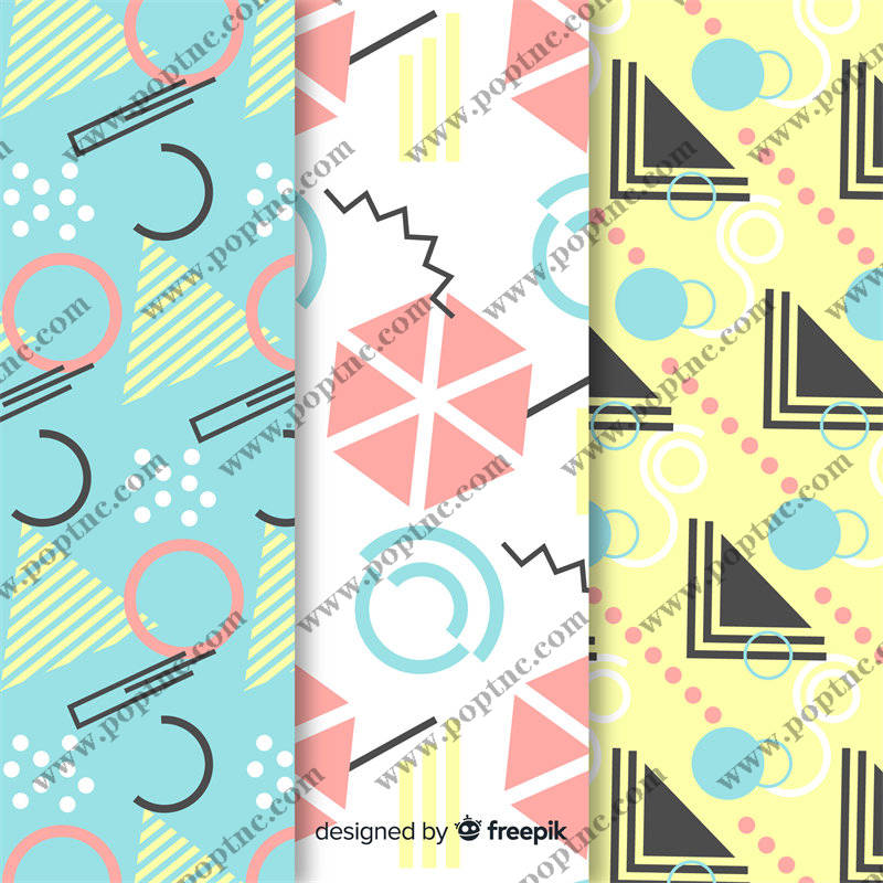 探索几何艺术:现代风格面料印花与服装印花设计