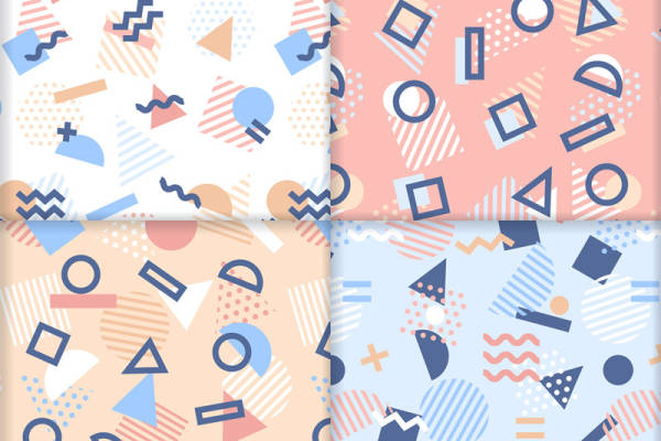 探索多彩几何图案的面料印花，为服装增添活力