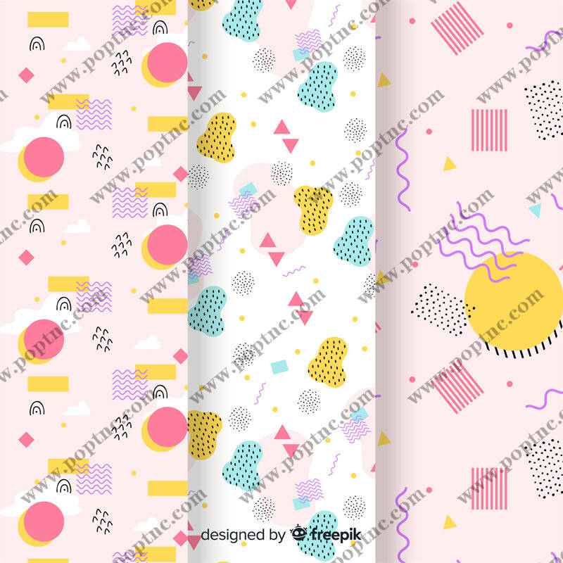 2023年春季新款抽象几何图案服装印花面料