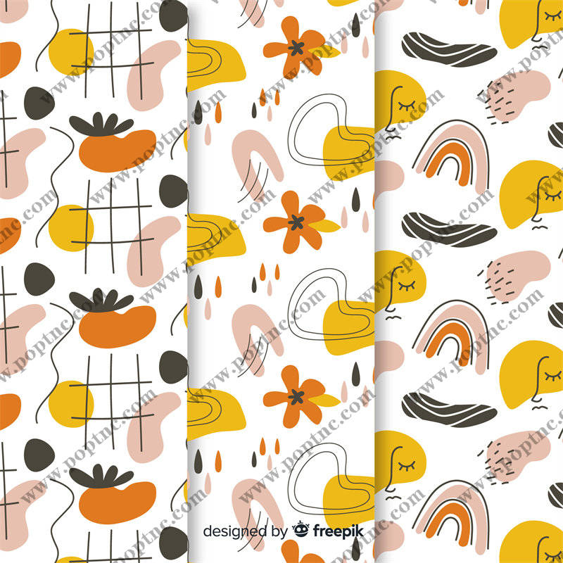 探索秋季时尚:温暖色调的服装印花面料设计