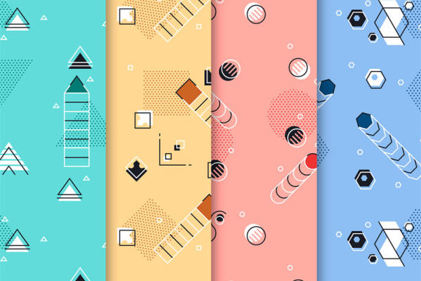 探索抽象几何图案面料印花,打造独特服装印花风格