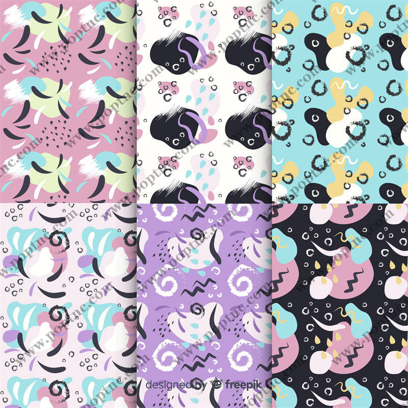 探索多彩抽象图案的面料印花,打造独特服装印花风格